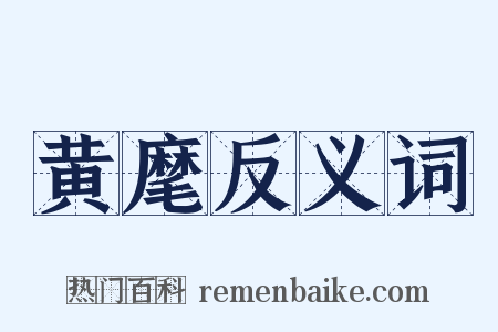 黄麾反义词是什么意思的图片